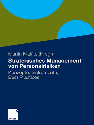 cover image of Strategisches Management von Personalrisiken